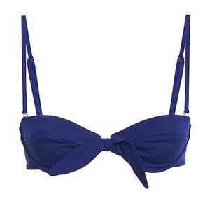 Mara Hoffman blue bikini top